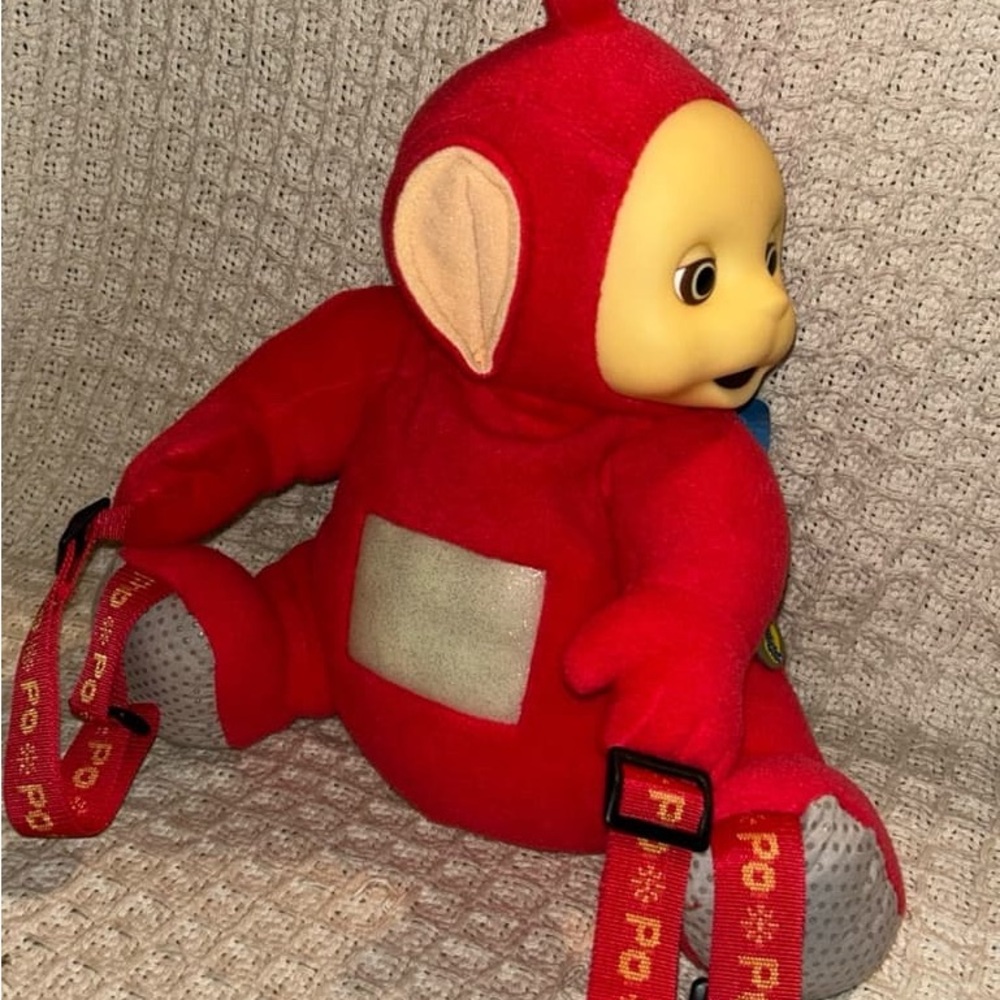 Adidas Red Stuffed Toy with Harness